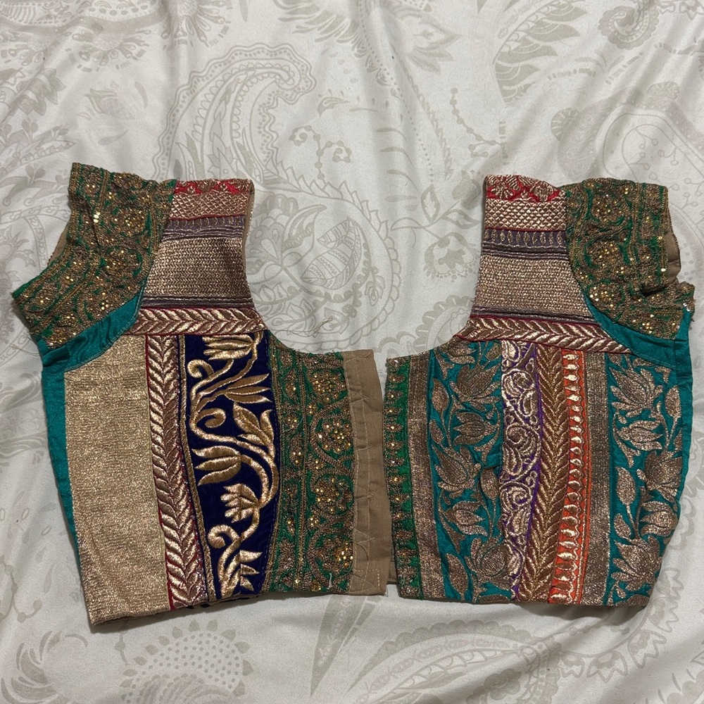Colorful Embroidered Blouse
